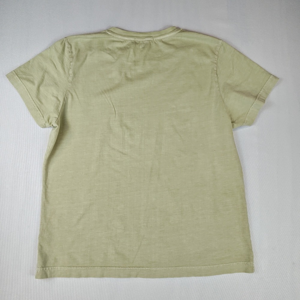 Mod-O-Doc Sage Green Slub Knit Crew Neck T-Shirt Size 3 Large Womans - Picture 2 of 5